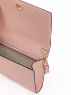 Jimmy Choo Podwer Pink Leather Shoulder Strap Bag Jimmy Choo