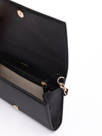 Jimmy Choo Black Avenue Leather Shoulder Strap Bag Jimmy Choo
