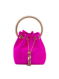 Jimmy Choo Fuchsia Bon Bon Satin Bucket Jimmy Choo