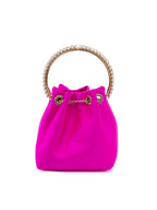 Jimmy Choo Fuchsia Bon Bon Satin Bucket Jimmy Choo