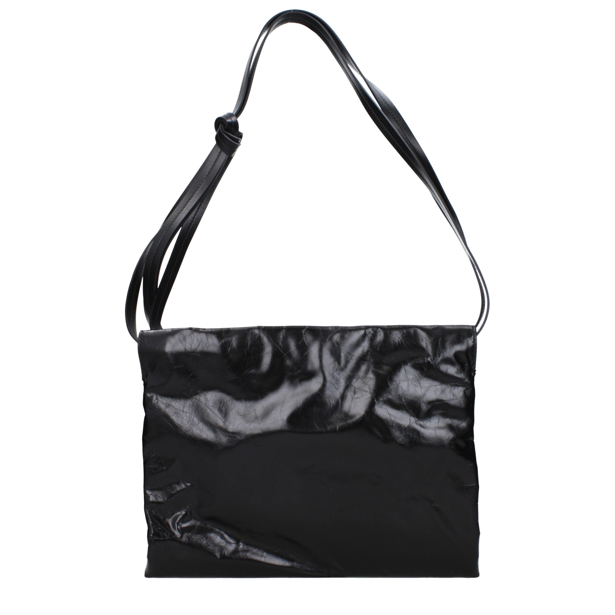 Jil Sander Black Leather Shoulder Bag Jil Sander