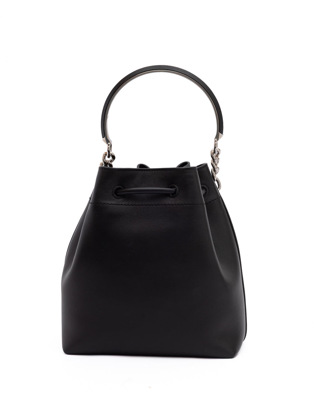 Jimmy Choo Black Bon Bon Leather Bucket Jimmy Choo