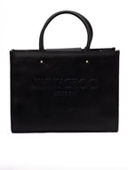 Jimmy Choo Black Avenue S Tote Leather Handbag Jimmy Choo