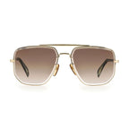 David Beckham Gold Metal Sunglasses David Beckham