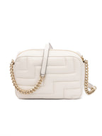 Jimmy Choo White Leather Avenue Camera Shoulder Bag Jimmy Choo