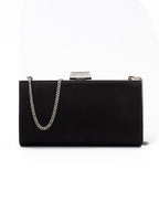 Jimmy Choo Black Satin Crossbody Bag Jimmy Choo