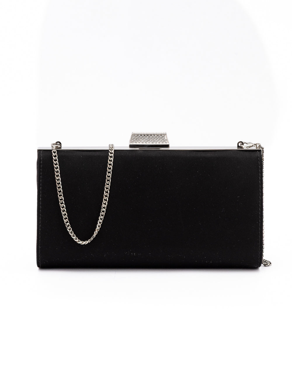 Jimmy Choo Black Satin Crossbody Bag Jimmy Choo