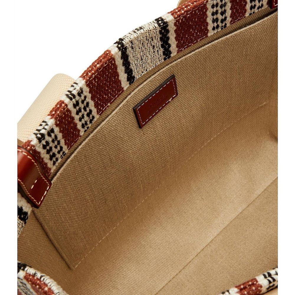 Chloé Brown Linen Tote Bag Chloé