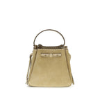 Tory Burch Beige Calf Leather Bos Taurus Backet Bag Tory Burch