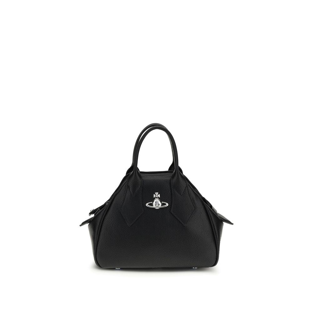 Vivienne Westwood Black Calf Leather Bos Taurus Shoulder Bag Vivienne Westwood