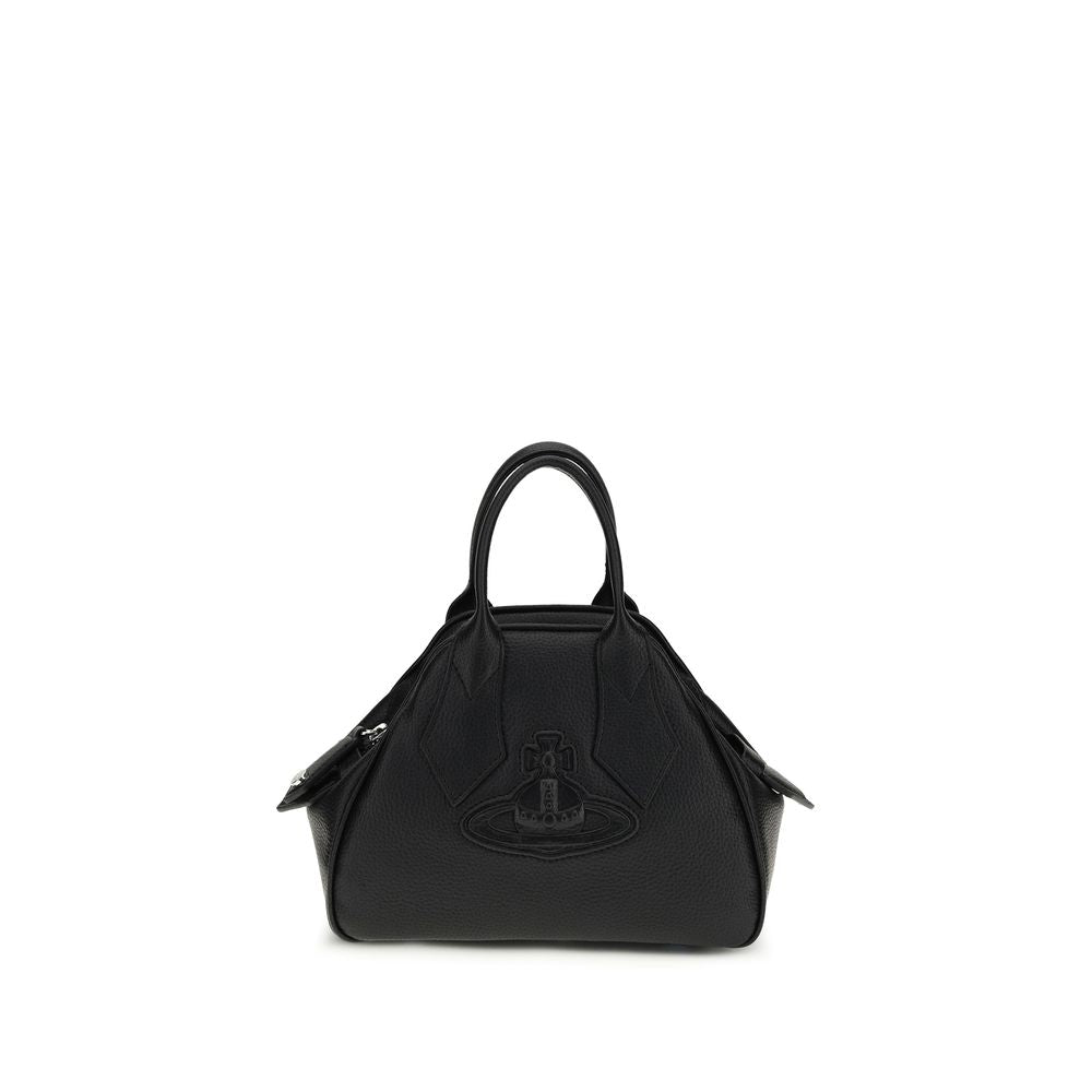 Vivienne Westwood Black Calf Leather Bos Taurus Shoulder Bag Vivienne Westwood
