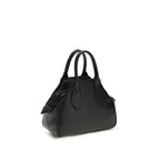 Vivienne Westwood Black Calf Leather Bos Taurus Shoulder Bag Vivienne Westwood