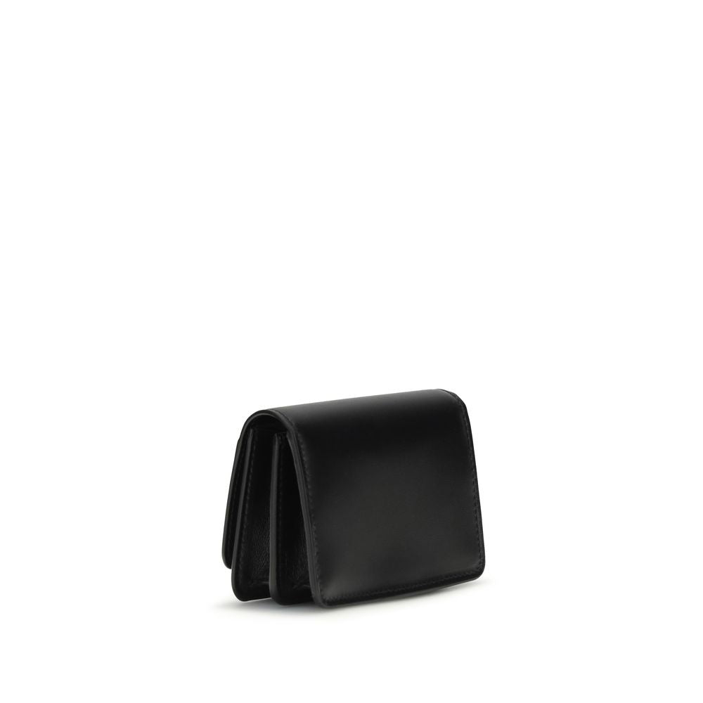 Saint Laurent Black Calf Leather Bos Taurus Wallet Saint Laurent