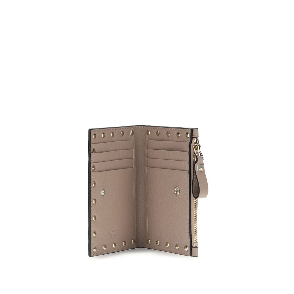 Valentino Garavani Multicolor Calf Leather Bos Taurus Wallet Valentino Garavani