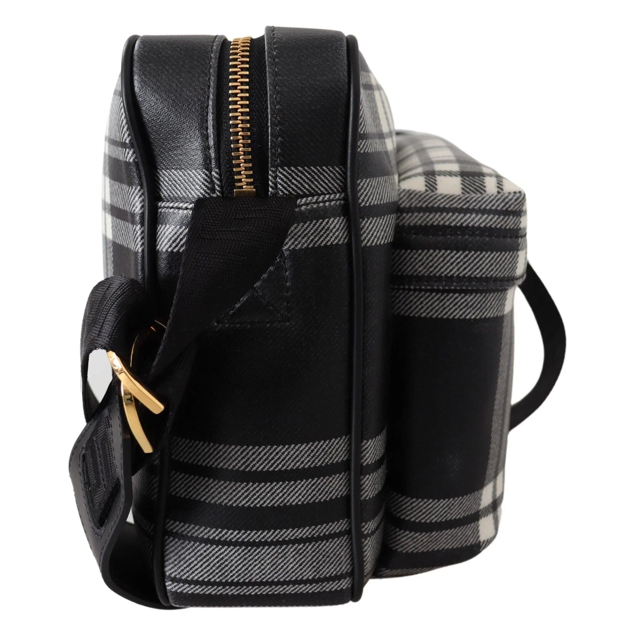 Versace Elegant Grijs Leren crossbody Tas - MARANOS