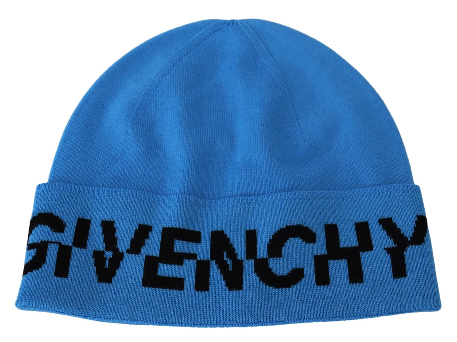 Givenchy Chic Woolen Beanie with Signature Black Logo - MARANOS