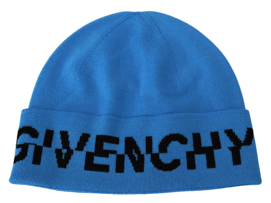 Givenchy Chic Woolen Beanie with Signature Black Logo - MARANOS