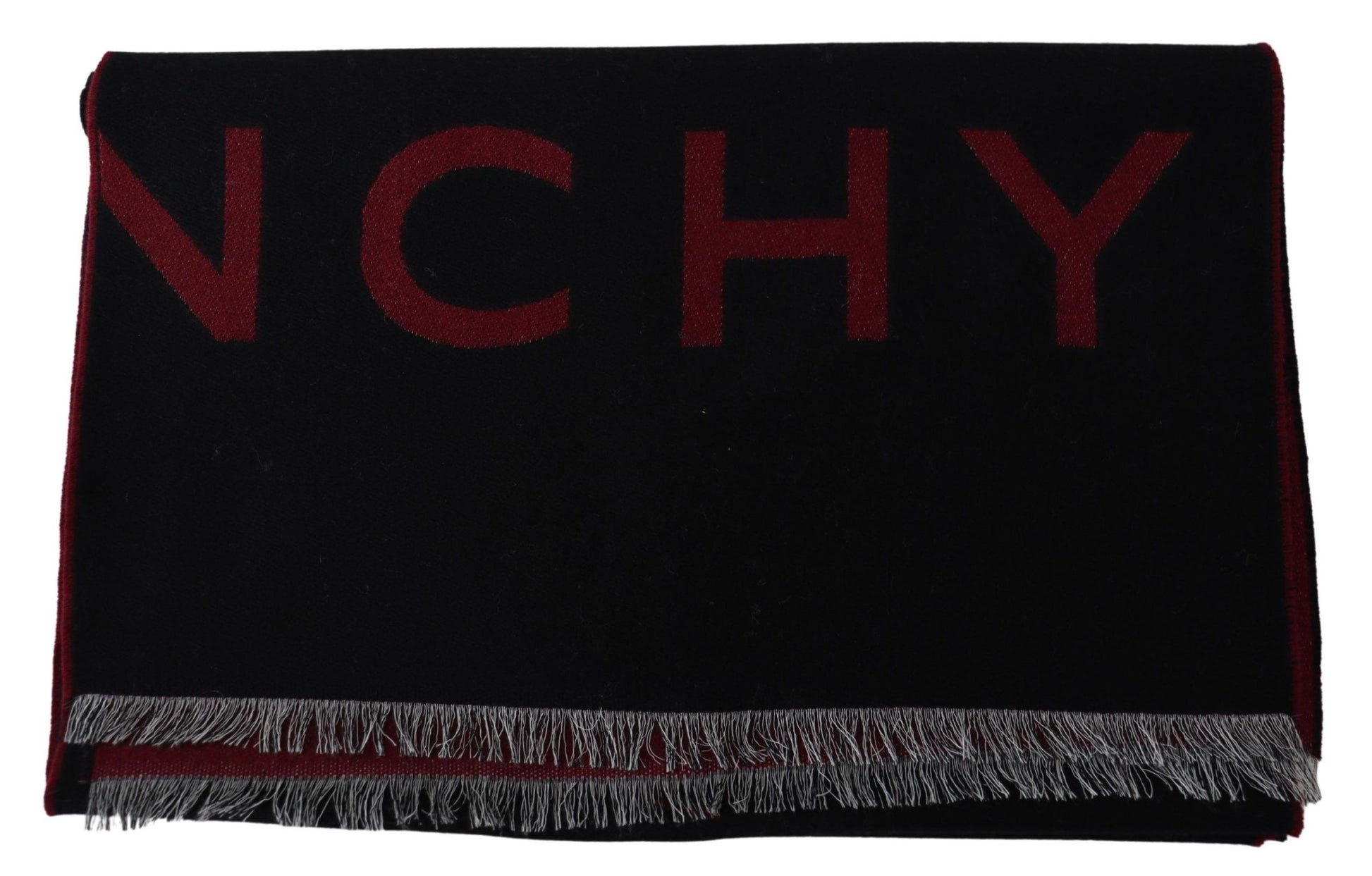 Givenchy Elegant Unisex Wool Silk Blend Scarf - MARANOS