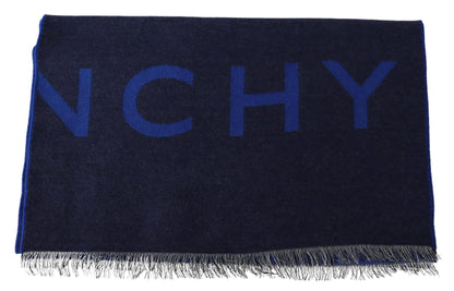 Givenchy Elegant Unisex Wool Silk Blend Scarf - MARANOS