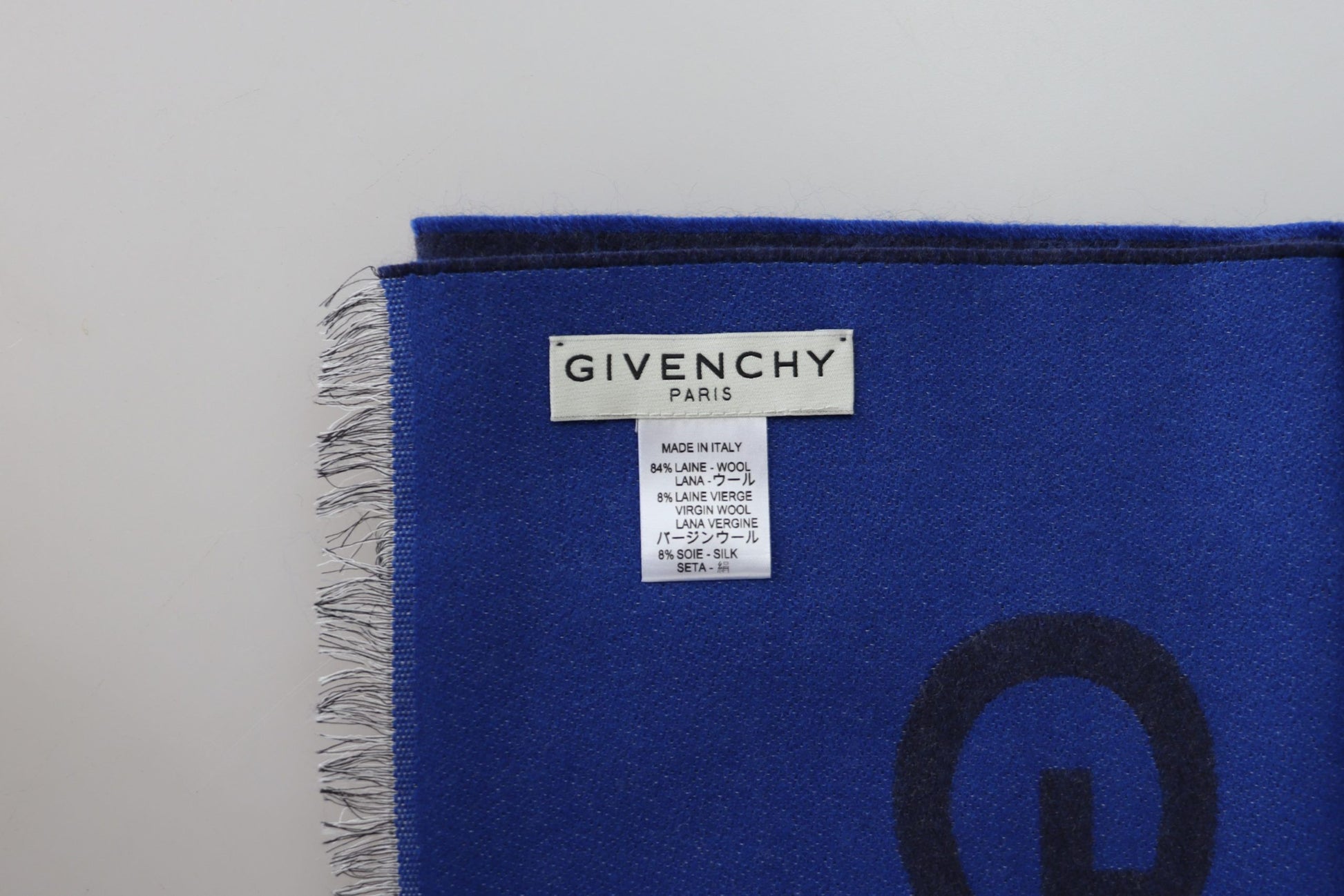 Givenchy Elegant Unisex Wool Silk Blend Scarf - MARANOS