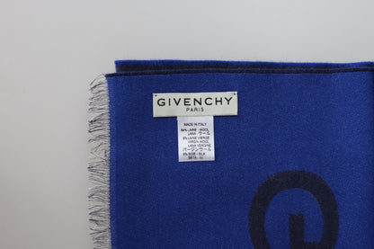 Givenchy Elegant Unisex Wool Silk Blend Scarf - MARANOS