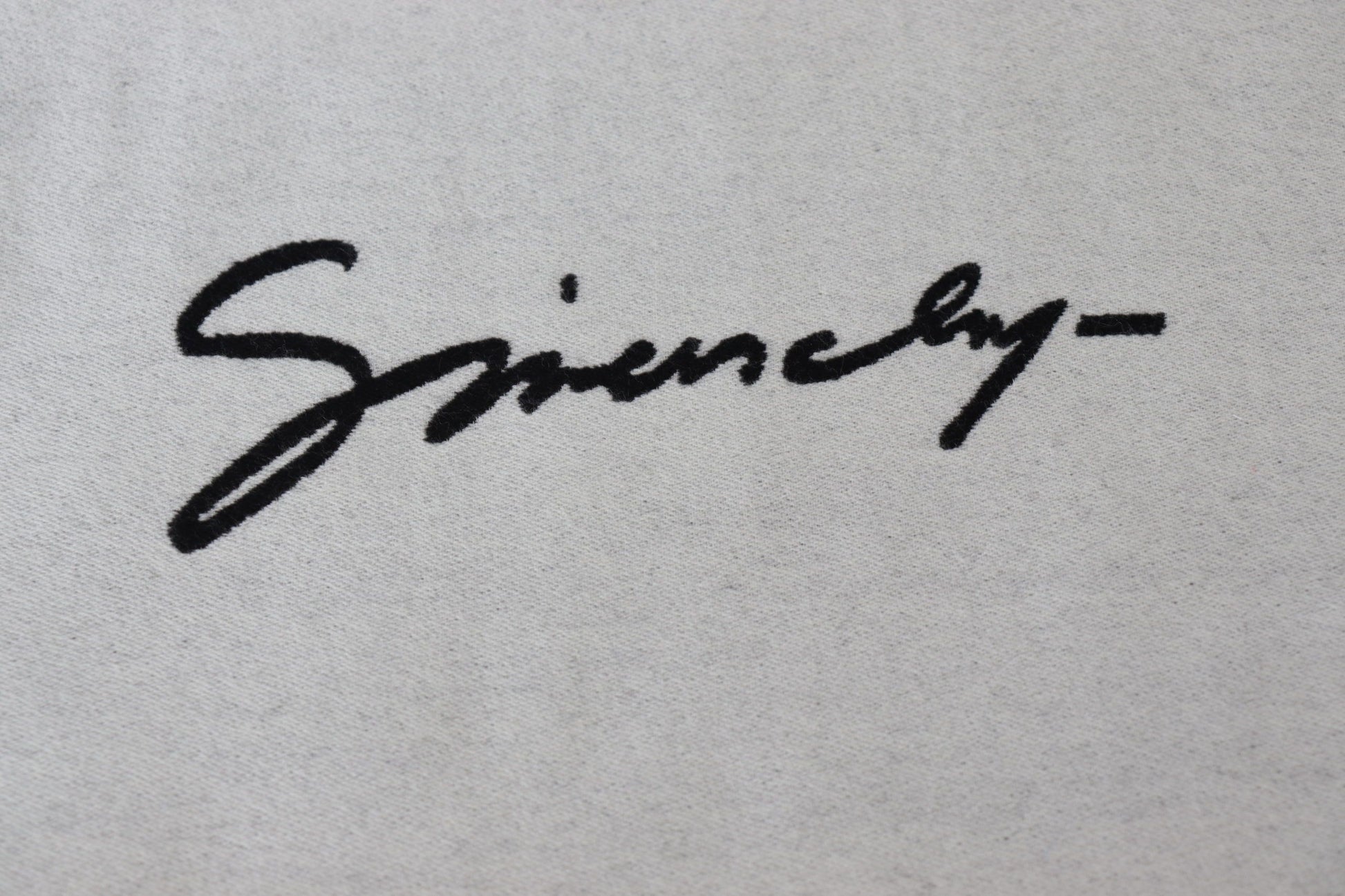 Givenchy Elegant Monochrome Wool-Silk Blend Scarf - MARANOS