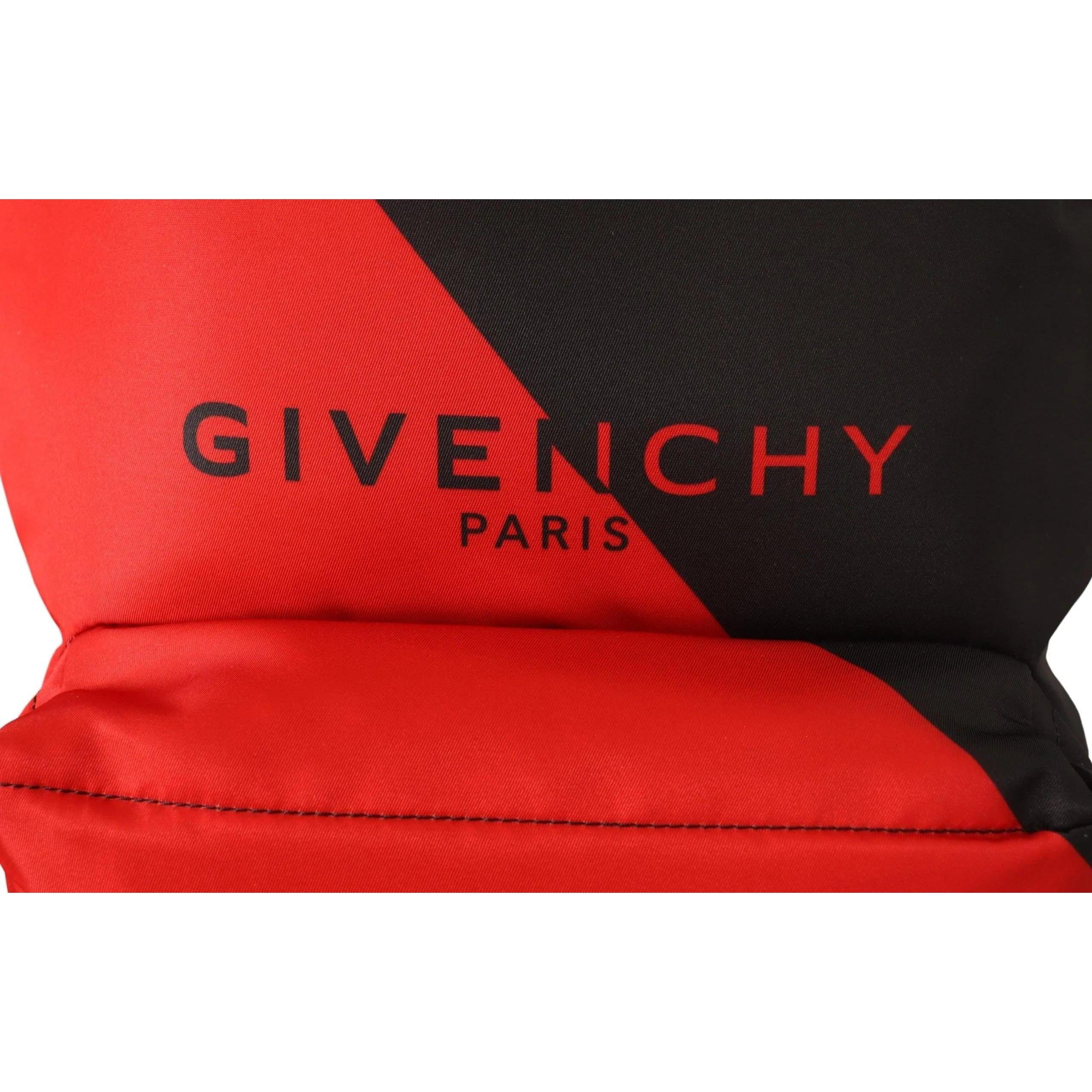 Givenchy Sleek Urban Rugzak in Zwart and Rood - MARANOS