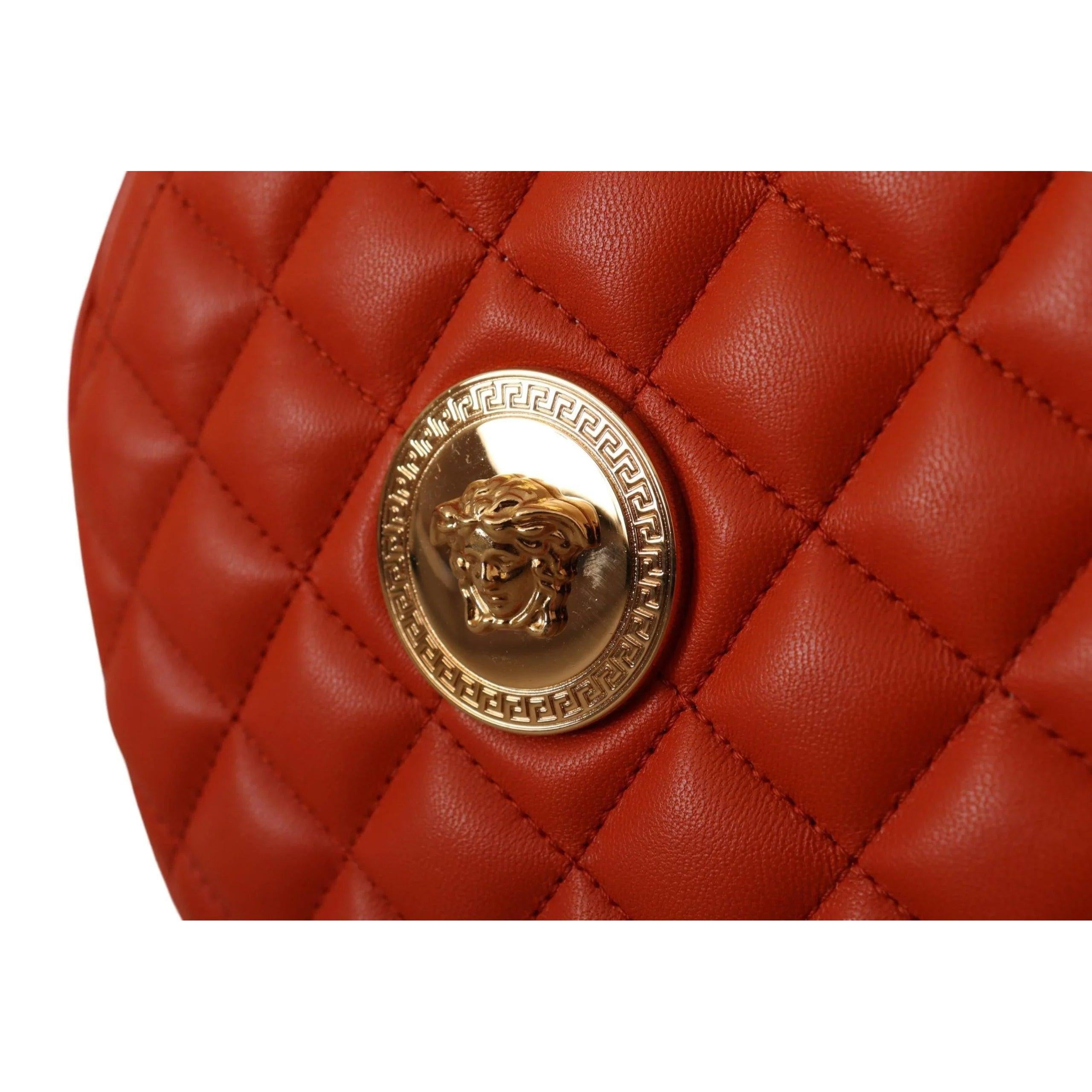 Versace Elegant Rond Nappa Leren crossbody Tas - MARANOS