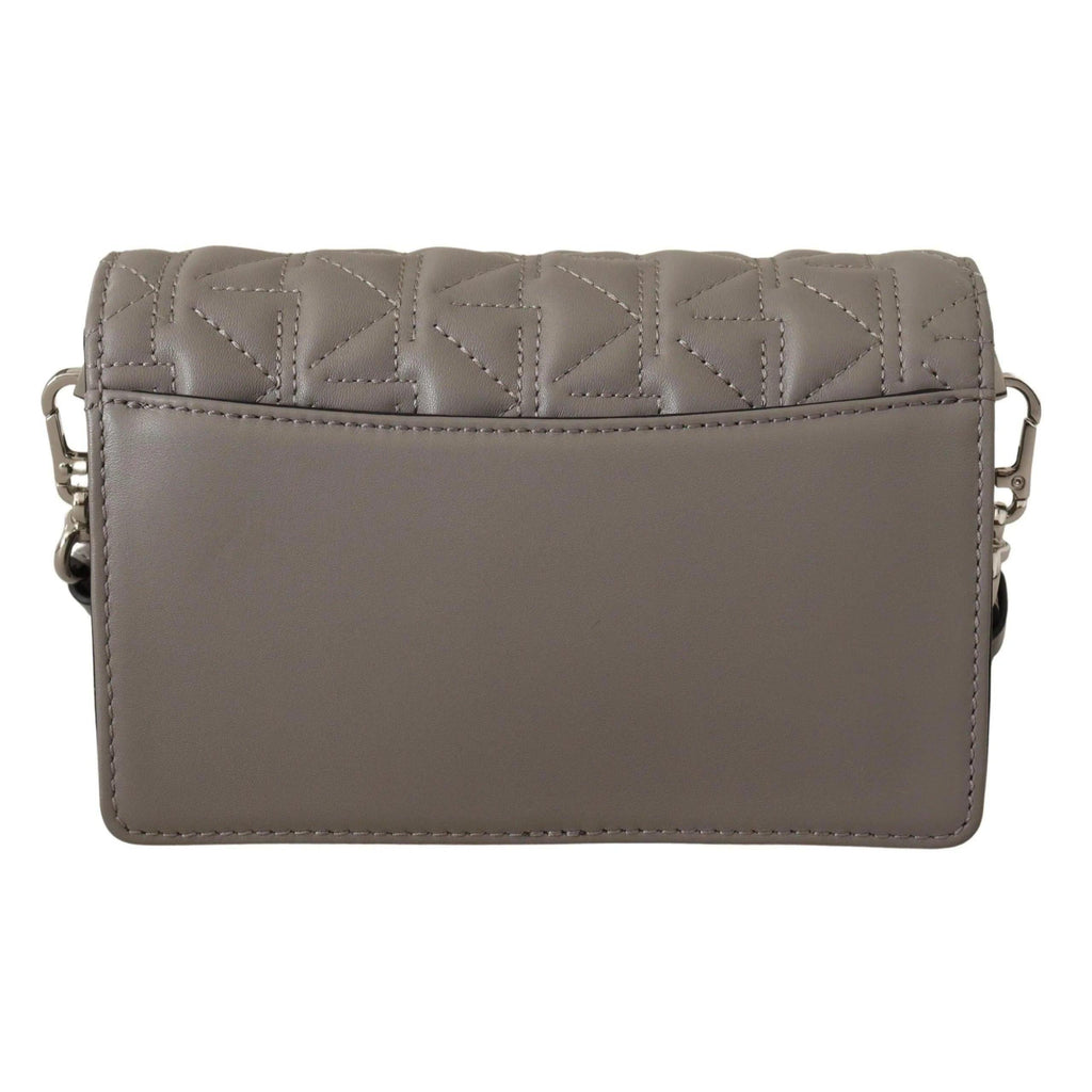 Karl Lagerfeld crossbodytas in grijs leer - MARANOS