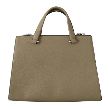 Karl Lagerfeld tote in saliegroen leer - MARANOS