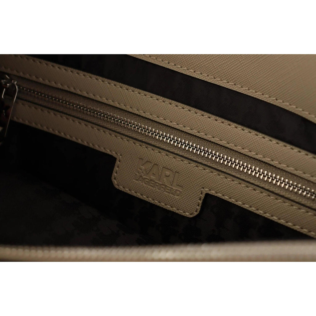 Karl Lagerfeld schoudertas in saliegroen - MARANOS