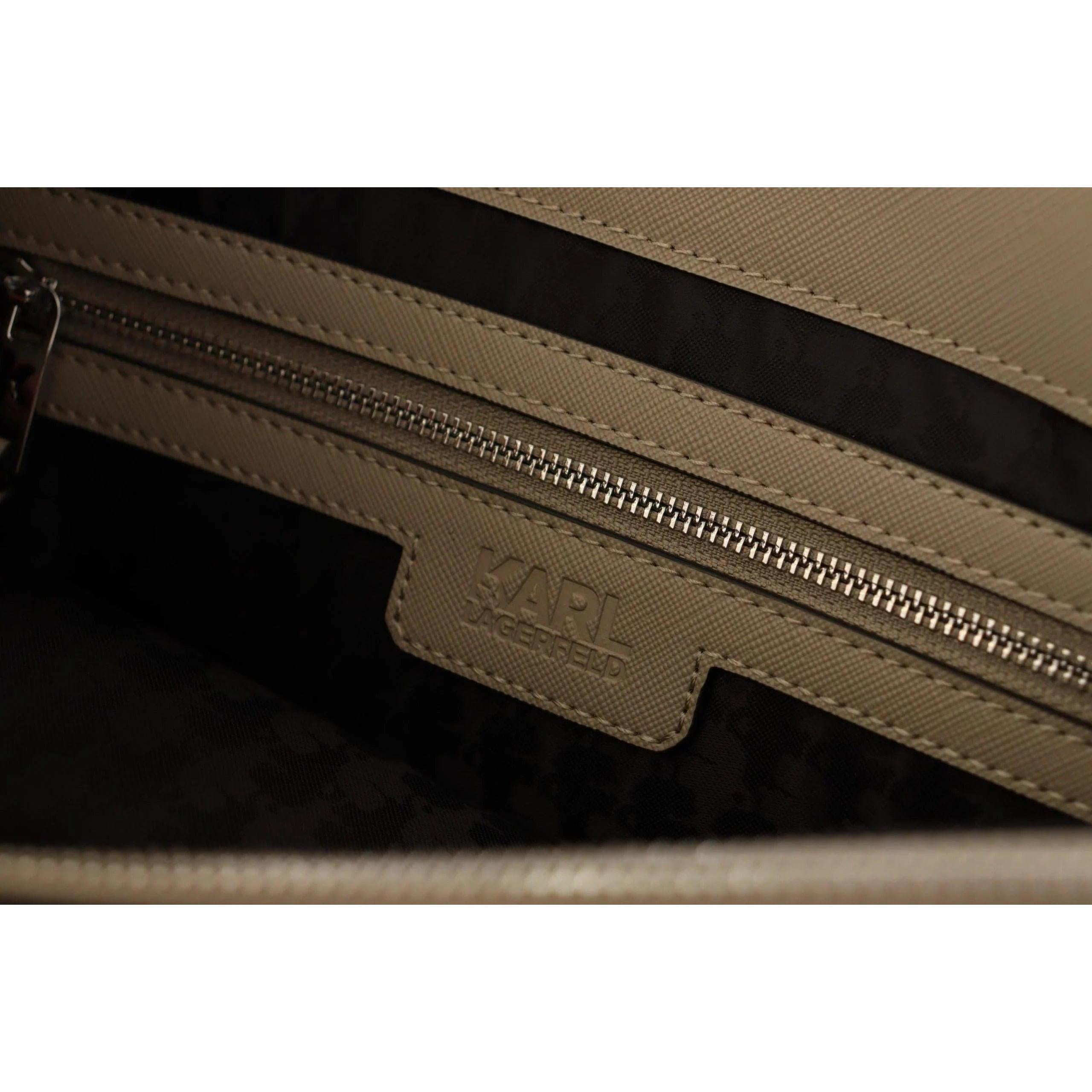 Karl Lagerfeld schoudertas in saliegroen - MARANOS