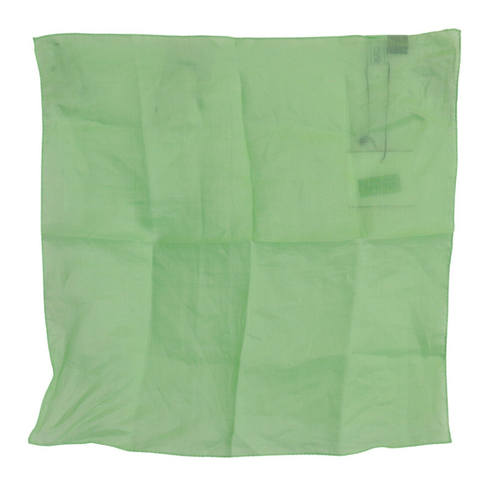 Versace Elegant Apple Green Linen Scarf Versace