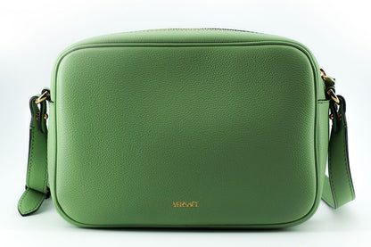 Versace Elegant Mint Green Leather Camera Case Bag - MARANOS