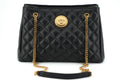 Versace Elegant Quilted Nappa Leren Tote Tas Versace