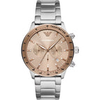 Emporio Armani Classic Chronograph Staal Heren Horloge Emporio Armani
