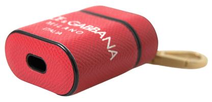 Dolce & Gabbana elegante AirPods-hoes van rood leer Dolce & Gabbana