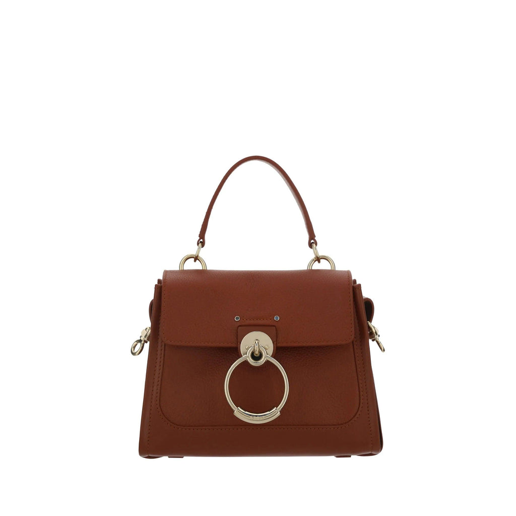 Chloé Elegant Sepia Bruin Schouder/Handtas - MARANOS