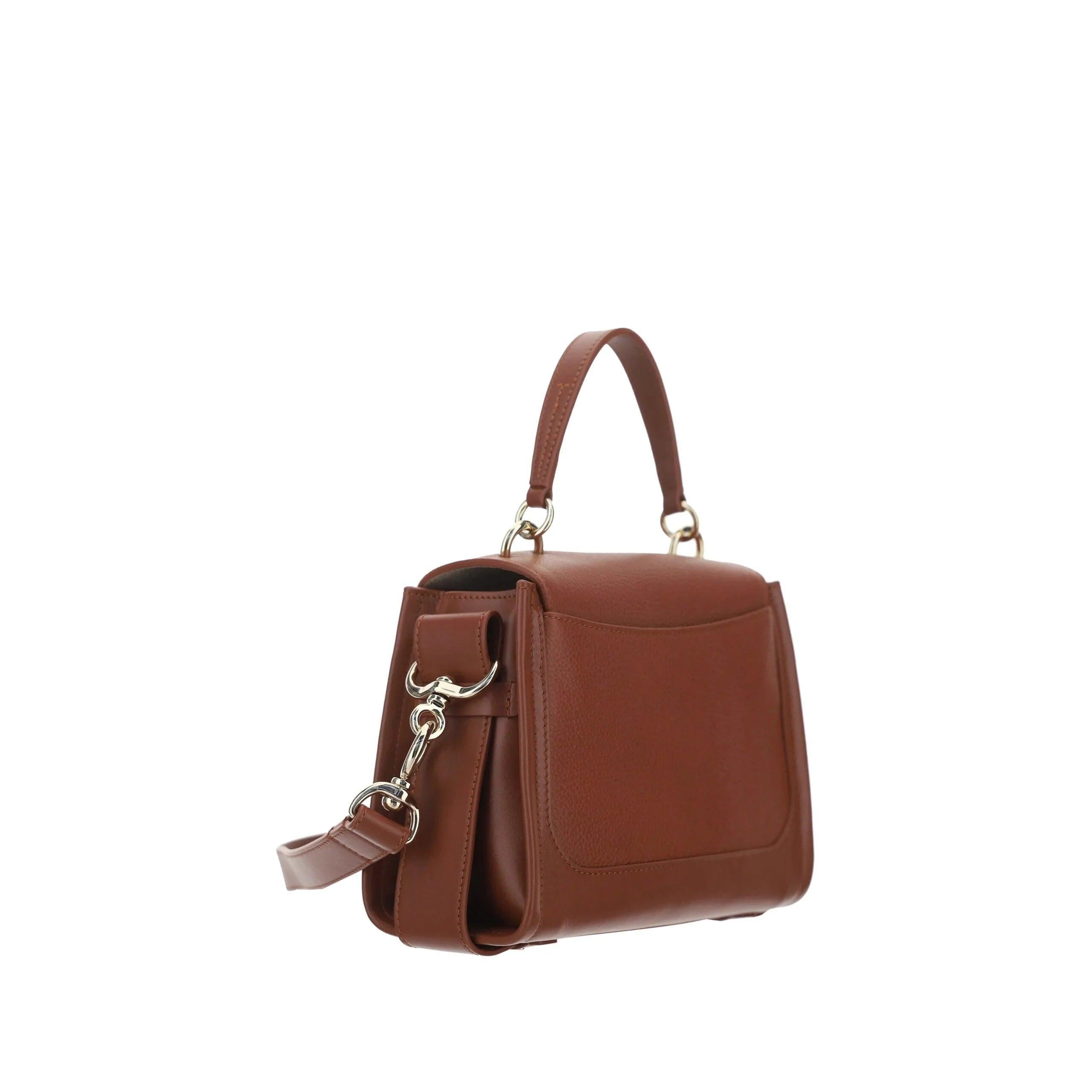 Chloé Elegant Sepia Bruin Schouder/Handtas - MARANOS