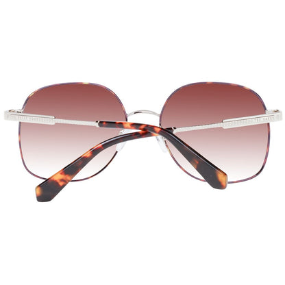 Ted Baker – Damensonnenbrille aus braunem Metall