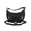 Versace Elegant Zwart Leren Hobo Schoudertas - MARANOS