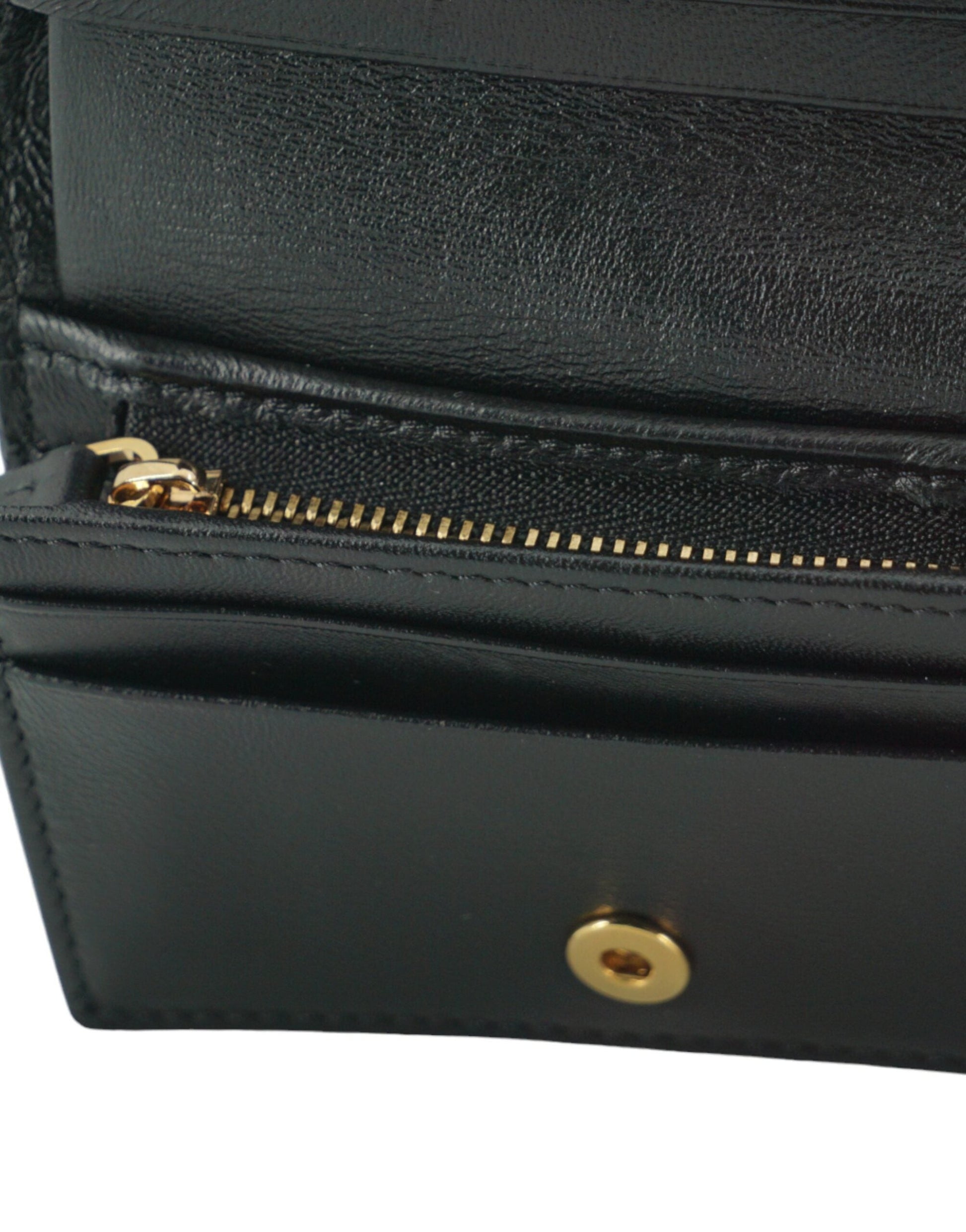 Versace Elegant Leren Portemonnee in Bruin Versace