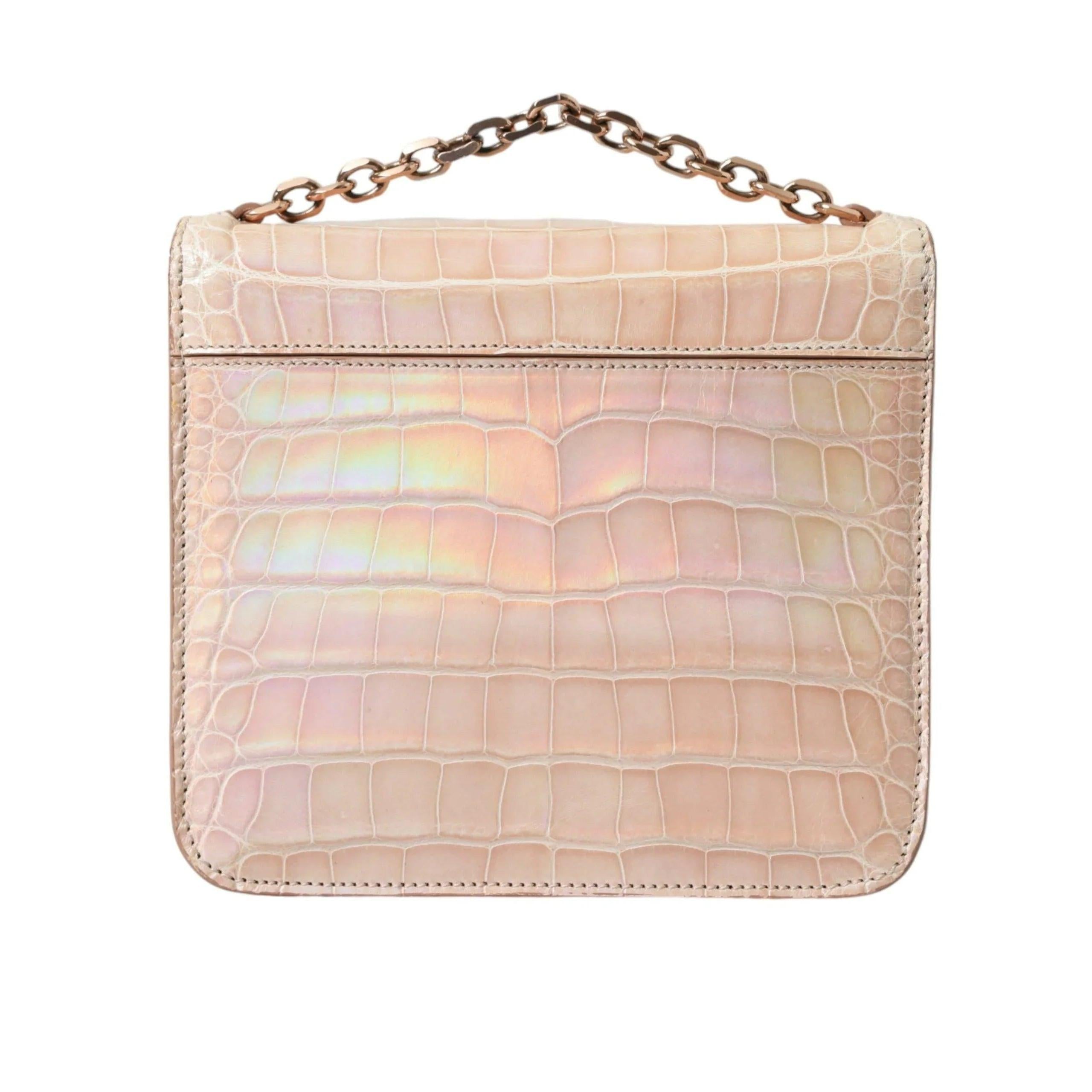 Balenciaga Elegant kleine ketting Beige Clutch - MARANOS