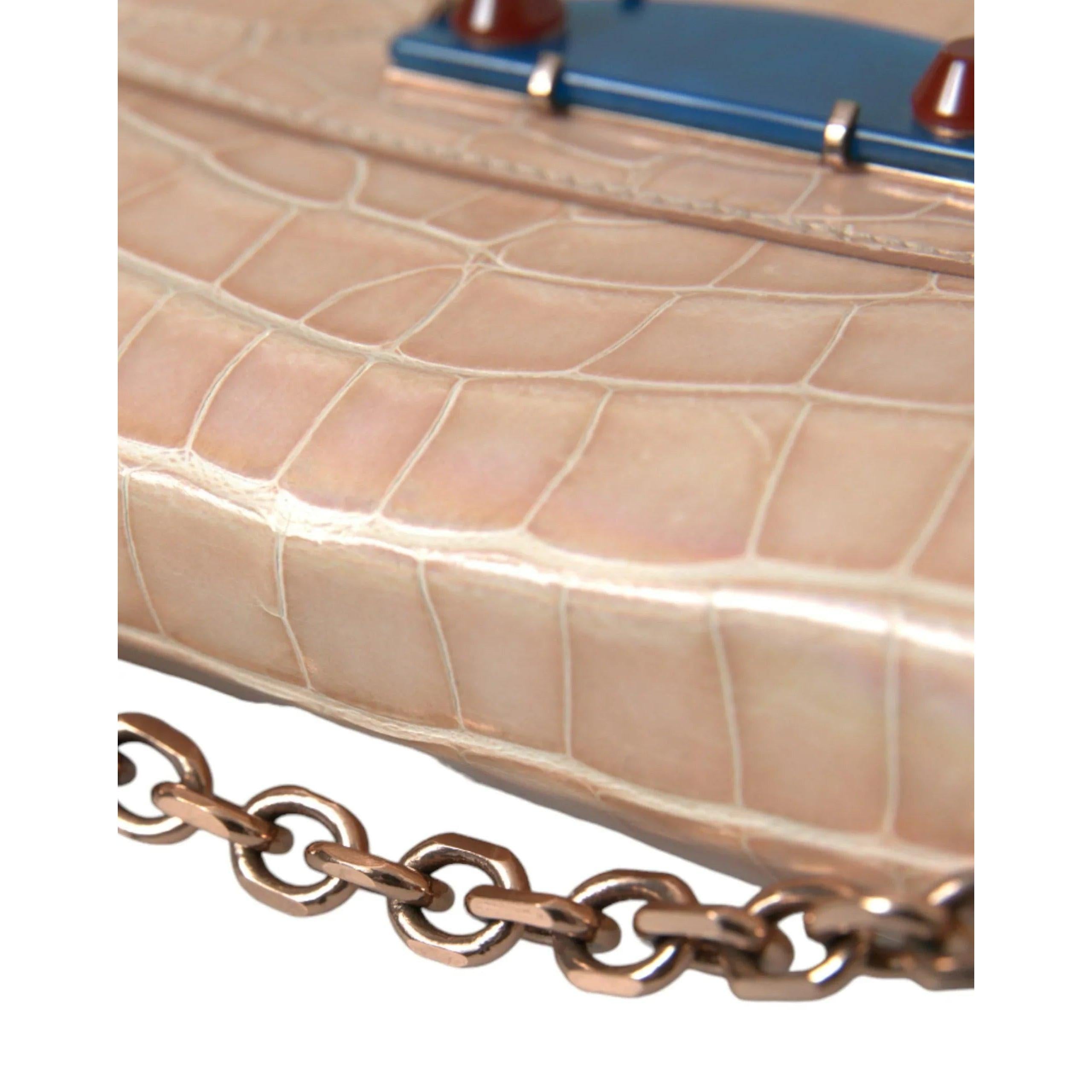 Balenciaga Elegant kleine ketting Beige Clutch - MARANOS