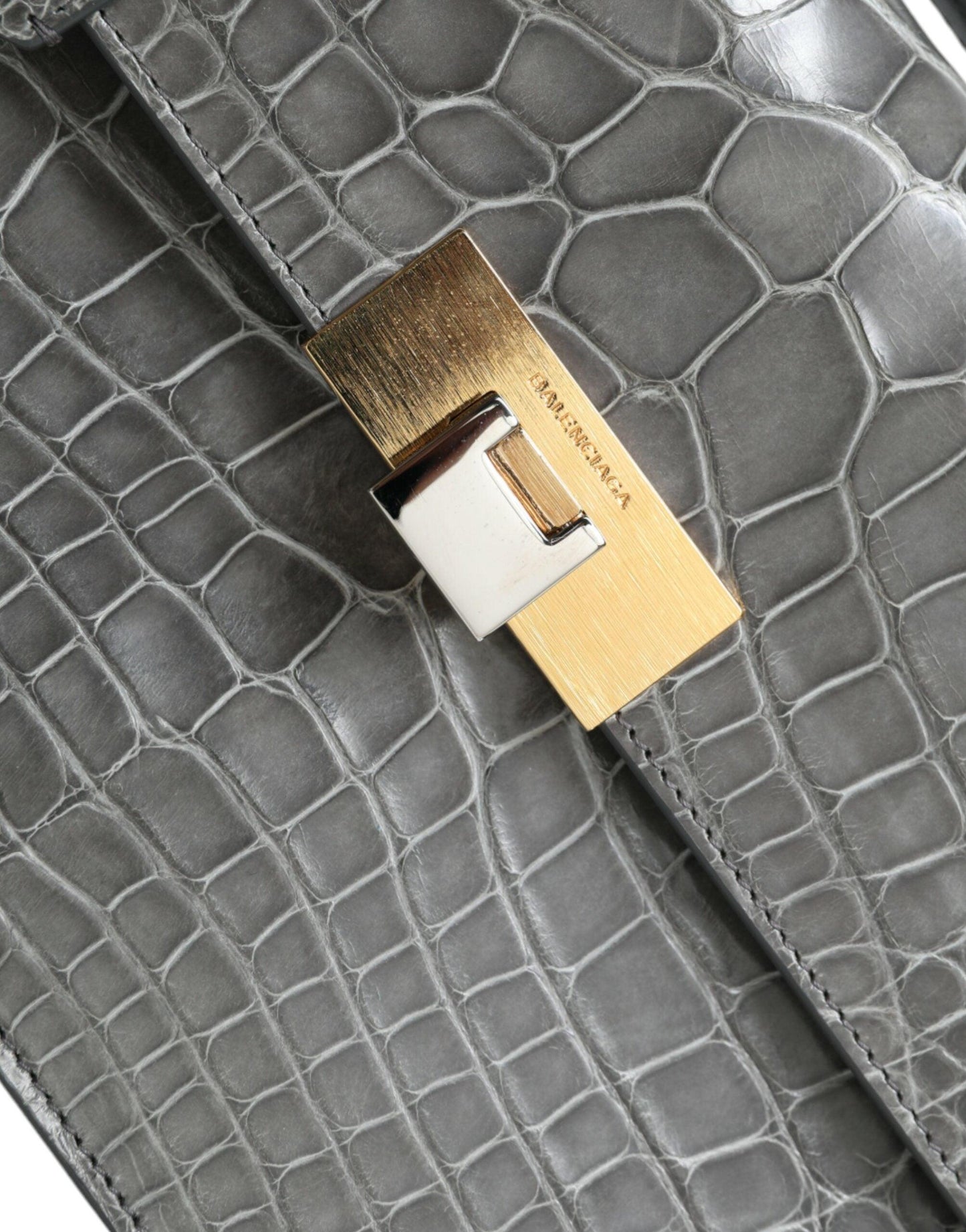 Balenciaga Alligator Leather Medium Shoulder Bag - MARANOS