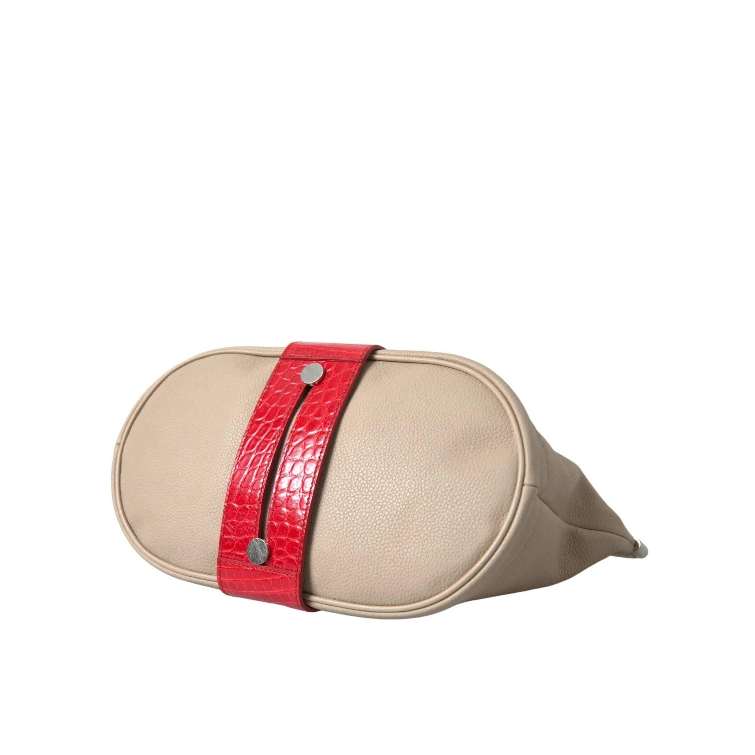 Balenciaga Two Tone Exotische Leren Clutch - MARANOS