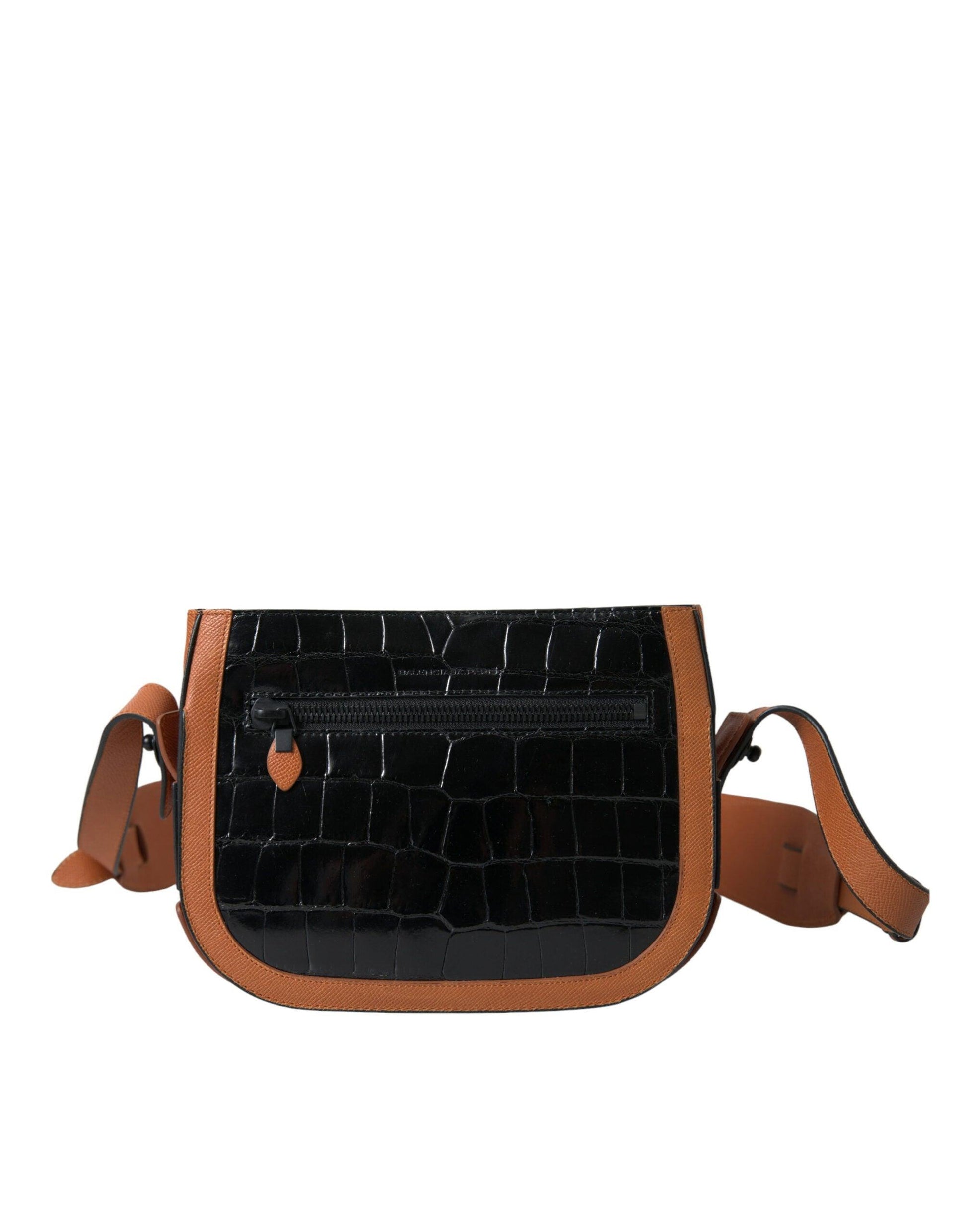 Balenciaga elegante krokodillenleren camera bag - MARANOS