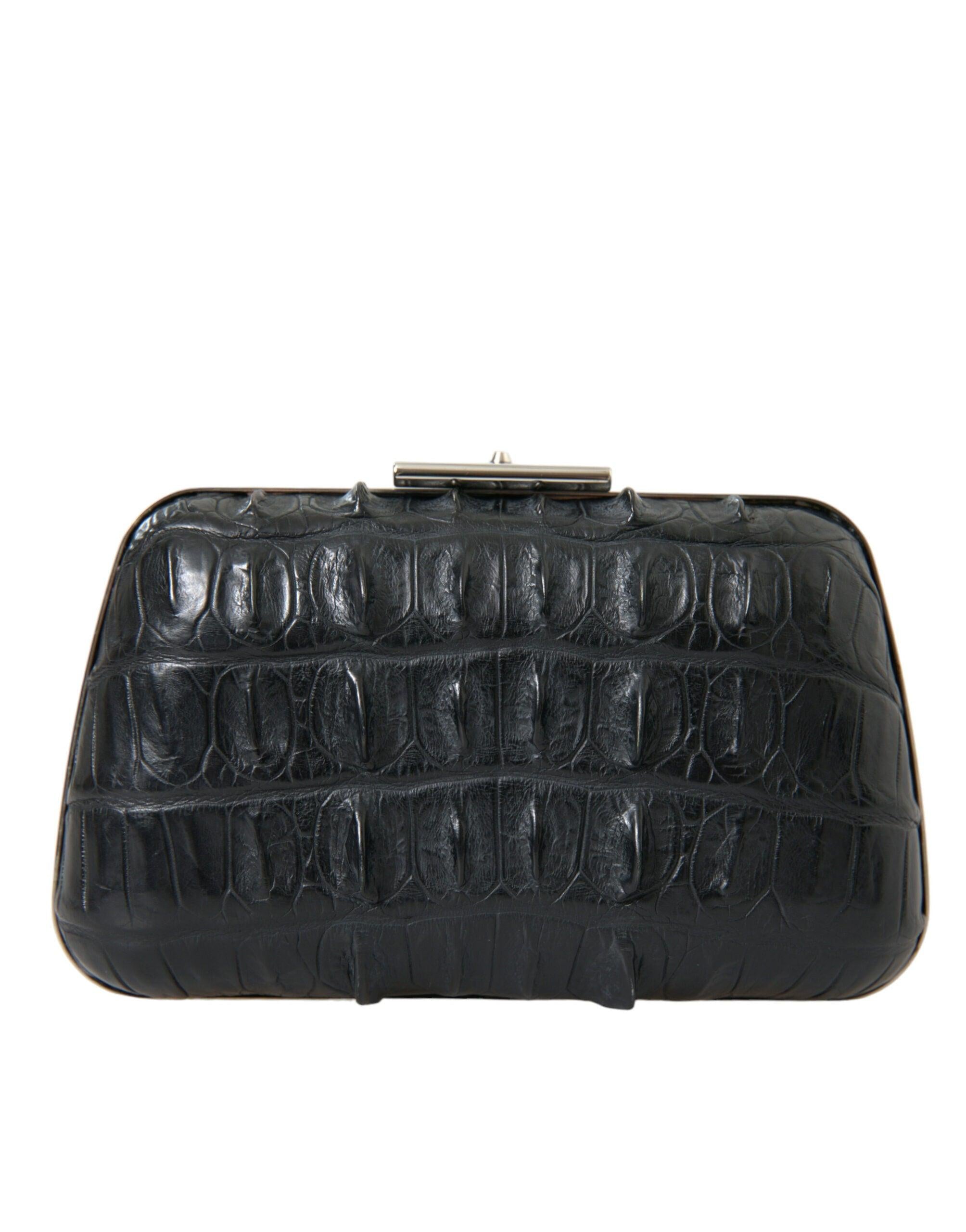 Balenciaga elegante krokodillenleren avondclutch - MARANOS