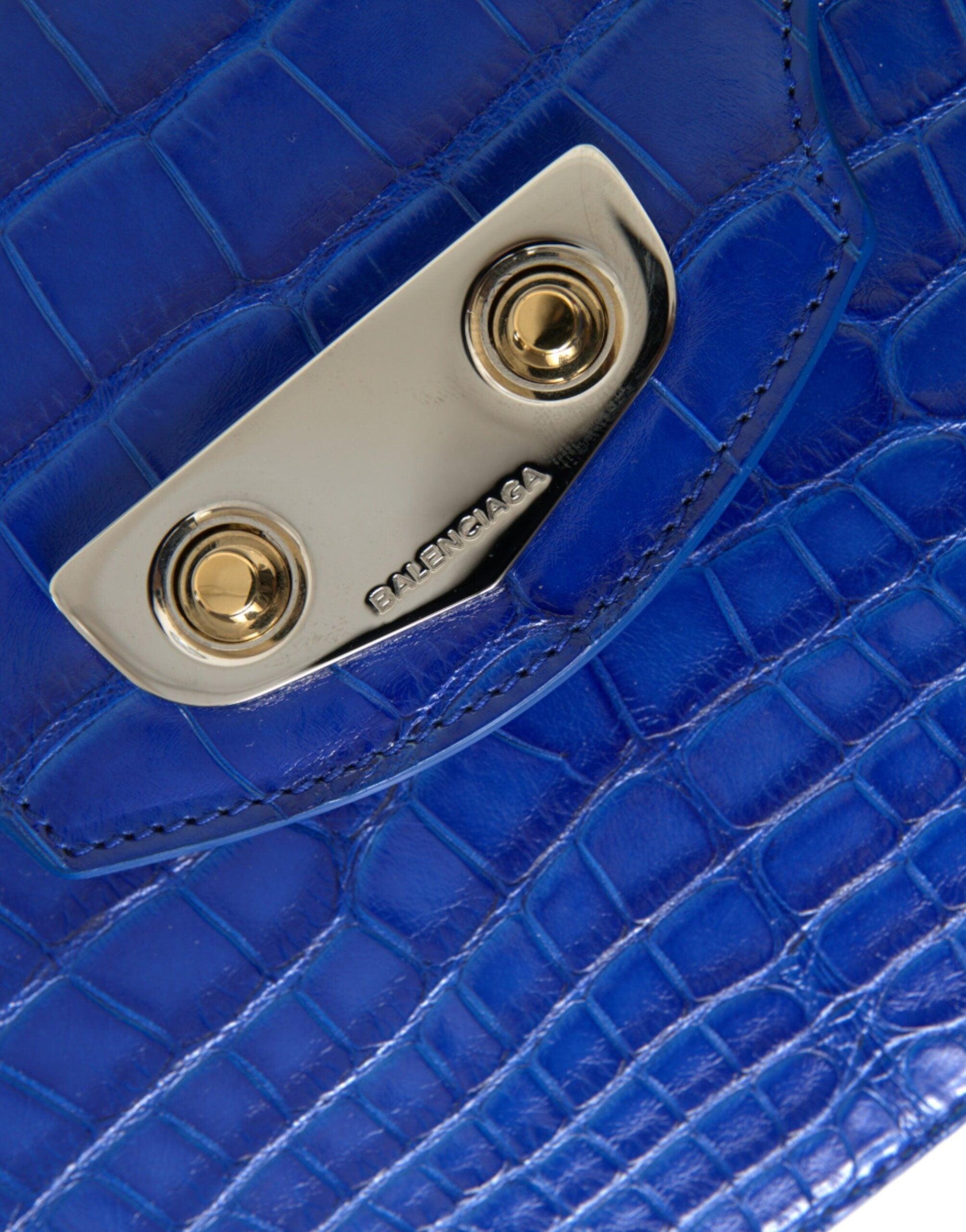 Balenciaga Chic alligatorleren schoudertas met ketting - MARANOS