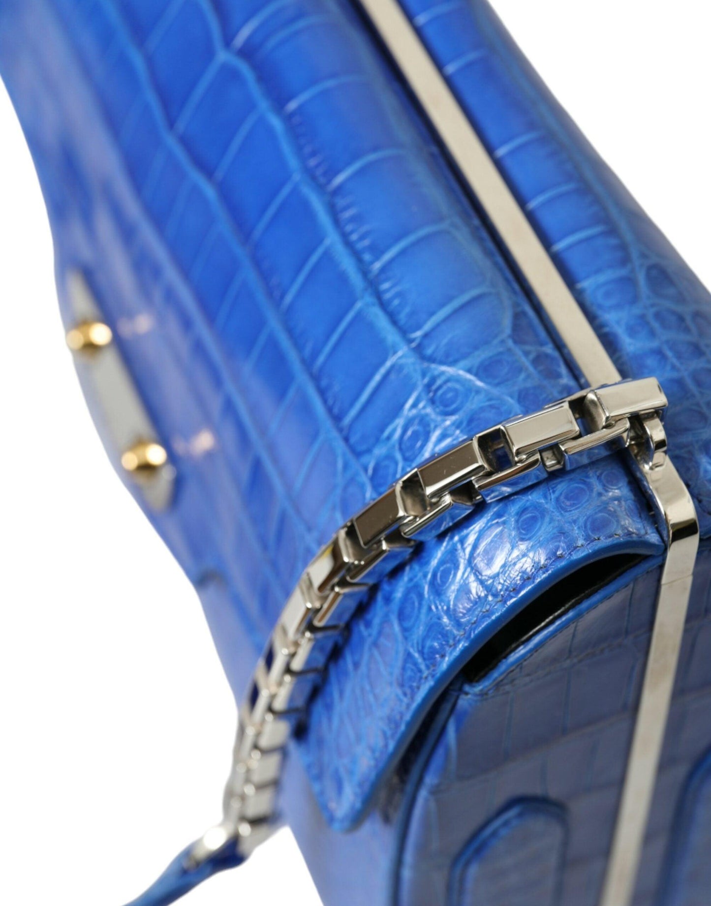 Balenciaga Chic alligatorleren schoudertas met ketting - MARANOS